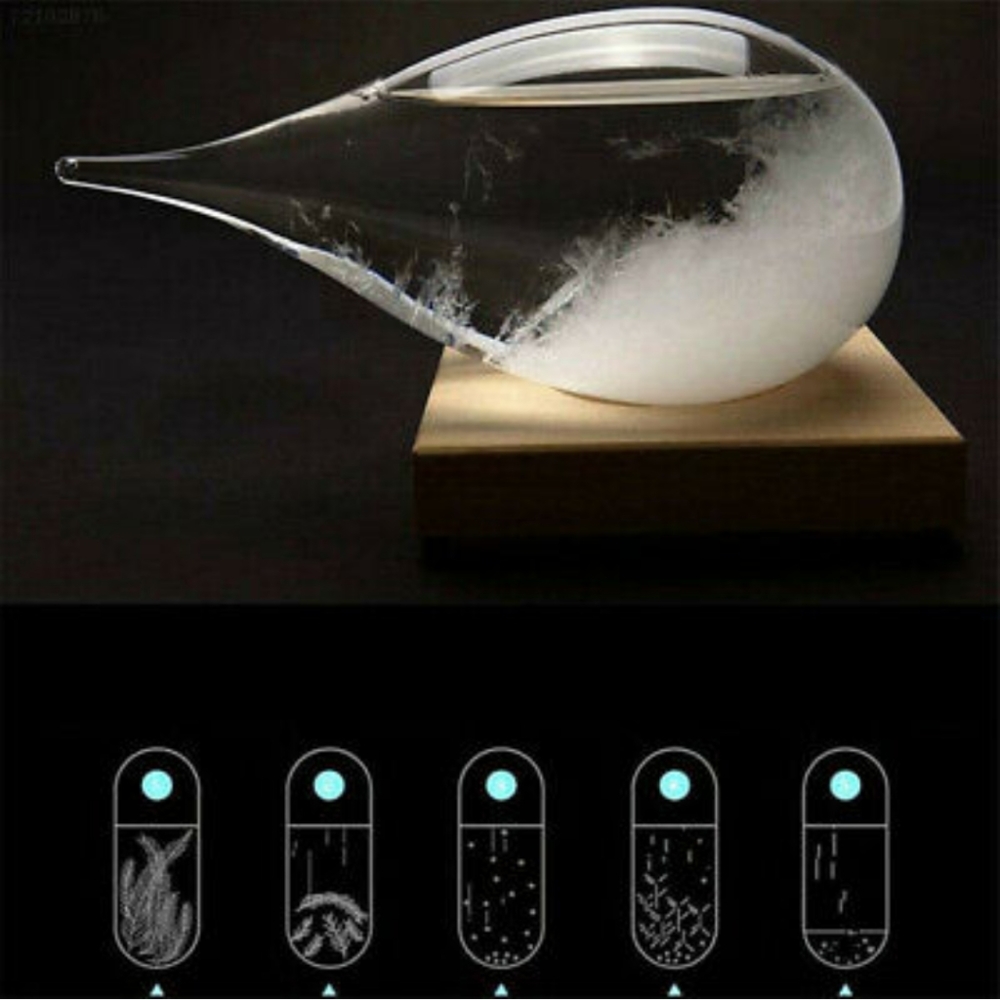 Tap storm glass predictor